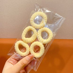 Thickened Thick High Elastic Headline Towel Ring Popcorn Colorful Seamless Hair Ring Ponytail Headline Hair Rope Hair Accessories