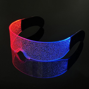 Technology sense LED luminous glasses bar atmosphere technology luminous 7 color glasses color changing 7 color led mask