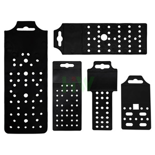 GP-KB-01 plastic fixed tie card PP material supermarket elevator label nameplate display hardware tools packaging