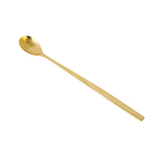 Solid Brass Spoon Household Thickened Long Spoon Rice Spoon Mixing Spoon Dessert Spoon Dropshipping Factory Direct Sales Wholesale