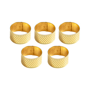 Factory direct thickening thimble adjustable thimble finger set household handmade metal copper thimble ring hoop