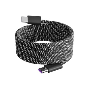 Magnetic suction line single line data line two-color mixed storage for Apple 15 Huawei Xiaomi mobile phone charging line creative