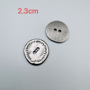 High-grade Metal Small Shirt Button Cardigan Knitwear Jacket Metal Button Cardigan Decoration Fashion Button