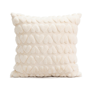 Scandinavian Modern Pillow Red Festive Cushion Sofa Bedside Pillow Office Seat Back Pillow Case
