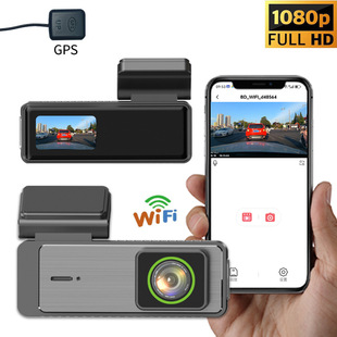 Новый Wi-Fi тахограф 1,47-дюймовый маленький экран 1080P HD рекордер 24-часовой мониторинг парковки GPS