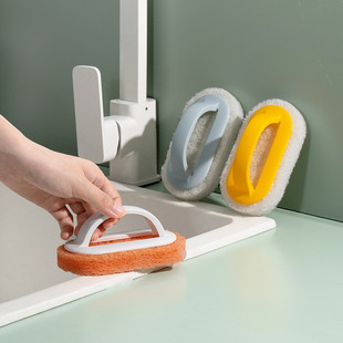 Decontamination bath brush tile brush kitchen washing pan dishwashing brush cleaning brush bowl artifact sponge brush wholesale
