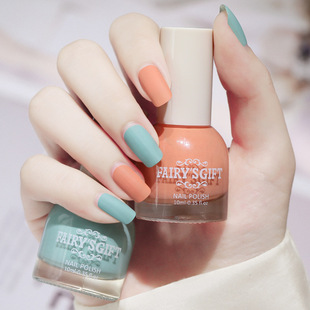Fog matte nail polish wholesale durable non-peeling matte non-fading transparent non-baking nail polish a generation of hair