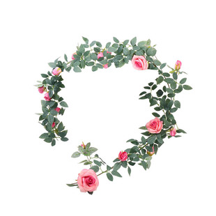 Simulation Flower ins Style Rose Rattan Living Room Bedroom Wedding Scene Decoration Fake Flower Advanced Sense Shooting Props