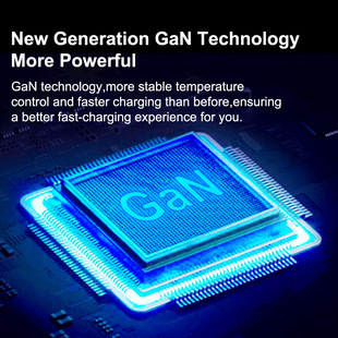 New GaN charger 65W gallium nitride QC3.0 PD fast charging mobile phone charger European and American regulations computer adapter