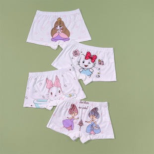 Children's underwear girls boxers baby children's student underwear cartoon little girl underwear manufacturers spot