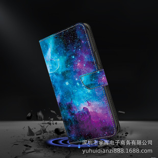 New Applicable Red Rice A3 Crystal Material Mobile Phone Leather Case NOTE13 PRO Flip Card Wallet Protective Case