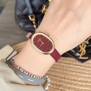 Milisa Mishali New Belt Watch Ancora Ancora Red Women's Watch Trembling Live Hot Selling