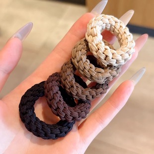 Maillard Ball Hair Tie Internet Celebrity 2025 New Women's Hair Rope Rubber Band High Elasticity Durable High-End Hair Rope