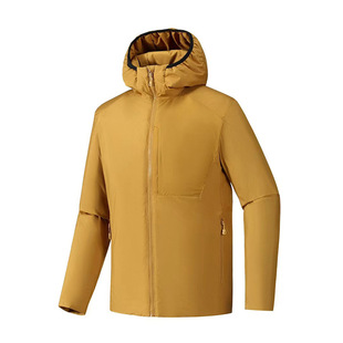 2024 autumn and winter new men's outdoor hooded windproof cotton-padded jacket warm cotton-padded jacket self-heating liner mountaineering coat women