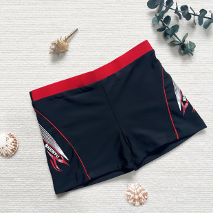 New children's fashion printed swimming trunks for children and primary school students beach hot spring swimming pool boxer swimming trunks wholesale