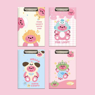 Kapibala folder A4 student board clip writing pad cartoon capybara data test paper finishing stationery splint