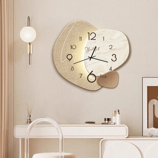 Clock Wall Clock Living Room Light Luxury Fashion Simple Modern Decoration Clock Wall Quartz Internet Celebrity Watch Restaurant