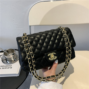 Cross-border bags new women's bags wholesale 2024 European and American fashion shoulder messenger bag Joker rhombus chain bag