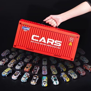 Горячая продажа Детские игрушки для мальчиков 48 железных автомобилей мини-автомобиль набор симулятор день рождения интерактивный подарок оптом