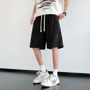Men's Trendy Brand Loose Five-point Pants Summer Thin Casual Sports Pants Hong Kong-style Beach Pants