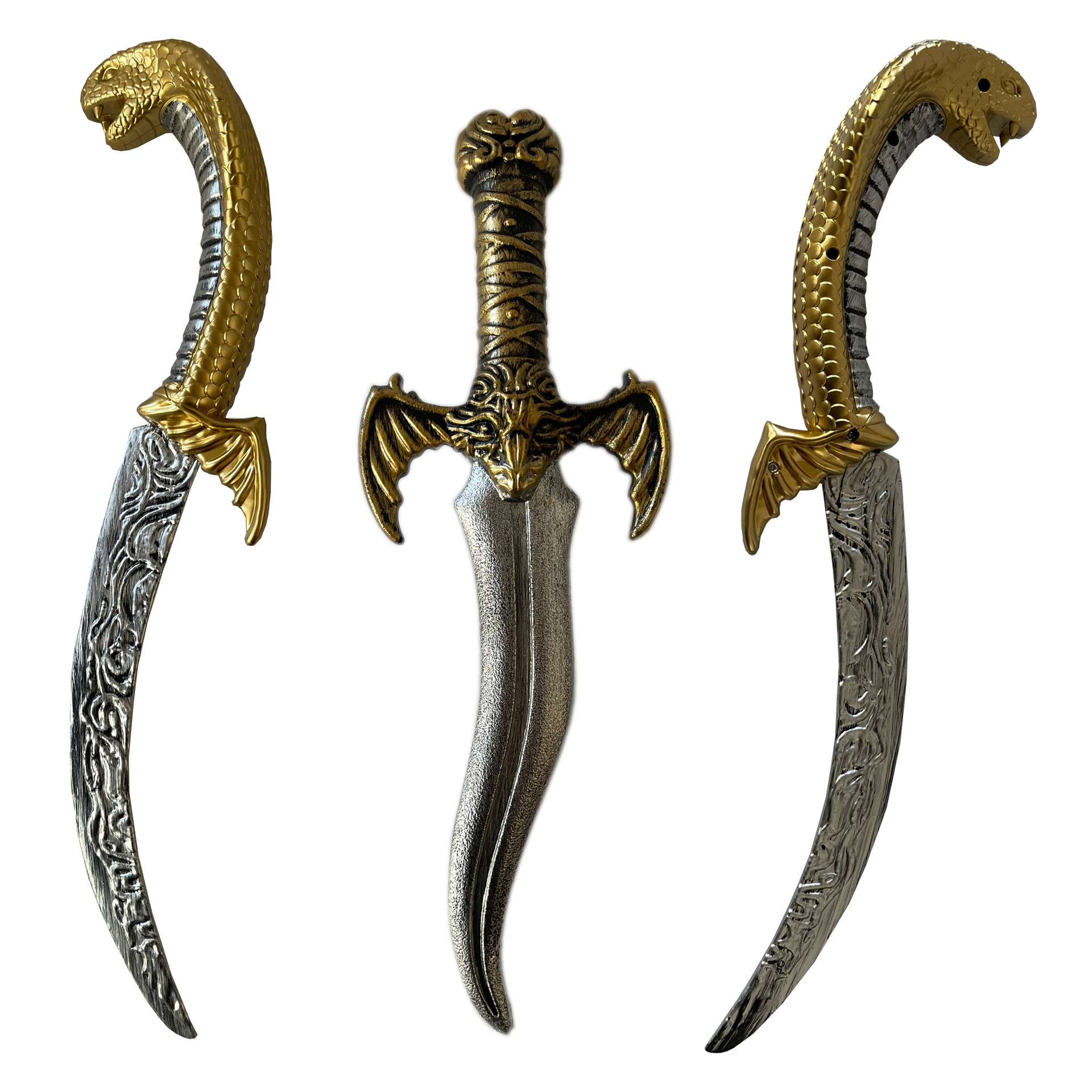 Halloween plastic weapons, movie and TV props, toy swords, replica swords, sword accessories, snake-head daggers, pirate weapons