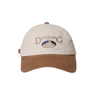 Lingqi Korean style color matching fashion brand retro peaked cap for women Spring new couple all-match sun hat baseball cap for men