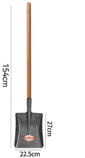Manganese steel shovel large iron wire household outdoor shovel wooden handle flat shovel iron shovel shovel shovel shovel shovel shovel shovel shovel shovel