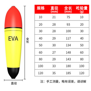 Wholesale rock fishing slide drift through drift EVA through far cast Apollo drift set sea fishing foam float fishing accessories