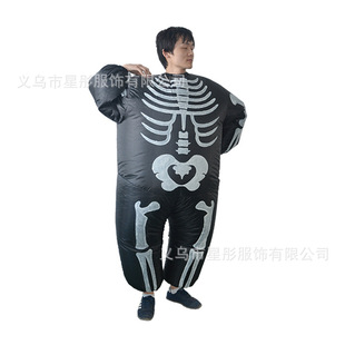 Cross-border Halloween Show Inflatable Costume US Team Clown Evening Show Costume Performance Event Inflatable Costume