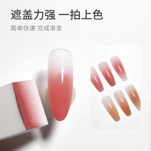 Ennishi blush concealer nail polish glue 2024 new gradient mask tour offline pat glue nail salon