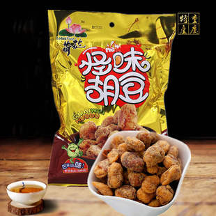 Chongqing specialty Jiangjin Lotus brand strange flavor hu dou 410g spicy broad bean nut casual snack snack