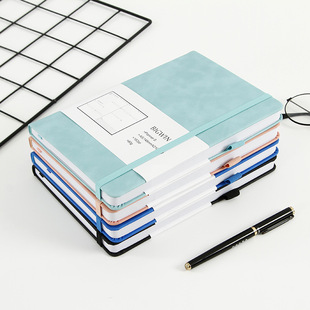 Sheep skin notebook strap notebook set blank plan book weekly schedule planning notebook