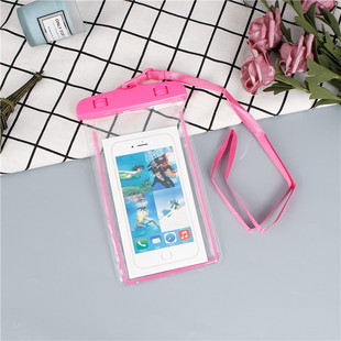Mobile Phone Waterproof Bag Touchscreen Swimming Self-sealing Sealed Bag Seaside Diving Photo Drifting Transparent Waterproof Mobile Phone Case