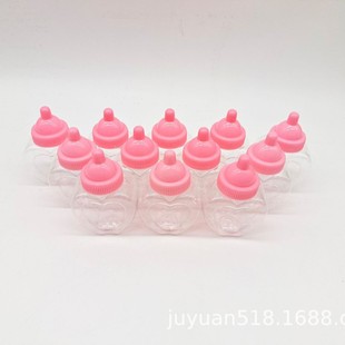 Baby full moon hundred days old creative European-style peach heart candy box transparent bottle candy box factory direct baby
