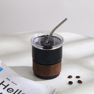 Single Layer Crimped 304 Stainless Steel Water Cup Office Coffee Cup Foldable Beer Cup Outdoor Camping Cup