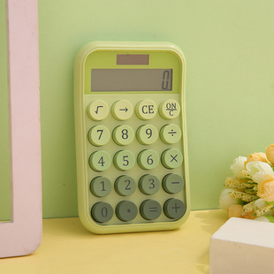 Candy Dopamine Office Learning Accounting TikTok Internet Red Calculator 10-Bit Real Solar Portable Calculator