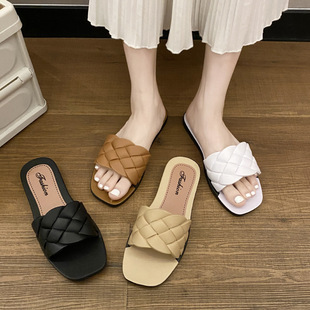Summer new style sandals Women's Home non-slip slippers cross-border foreign trade exclusive for outdoor wear online celebrity ins fashion wholesale