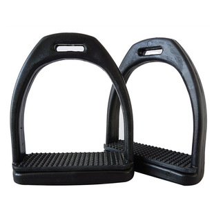 Engineering plastic stirrups rider stirrups non-slip rubber mat "ST4104]