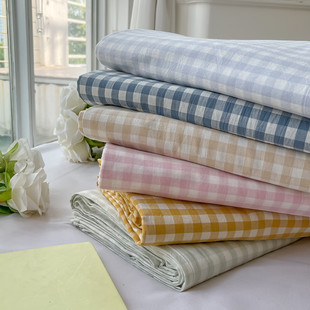 ins cream style bed sheet single piece solid color washed cotton quilt single three-piece dormitory single tatami non-slip Kang Single