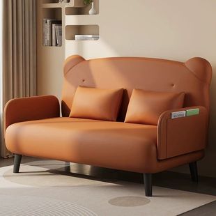 Sofa Bed Folding Two -2024 New Small Apartment Sofa Balcony Multifunctional Lazy Children's Telescopic Folding Bed
