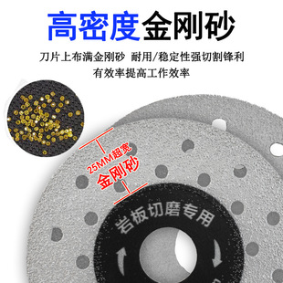 Factory rock plate cutting and grinding ceramic tile trimming, cutting and grinding dual-purpose flat grinding sheet 45 chamfer bevel angle grinder wholesale