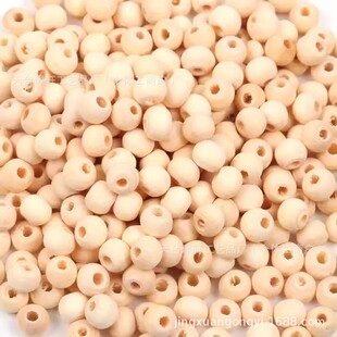 Large hole wood beads 6-50mm log color beaded wood beads DIY accessories loose beads by catty wholesale in stock supply