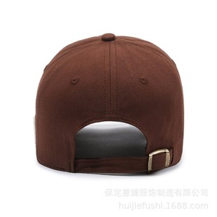 2024 new face small Korean version hat three-dimensional word big head baseball cap men's and women's outdoor leisure hat