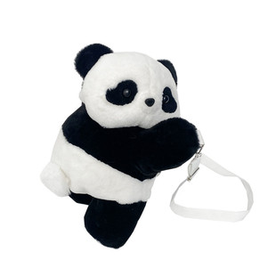 Симпатичная сумка Panda 2024 новый модный мультфильм девушка рюкзак плюшевая сумка для кукол дикая сумка на плечо