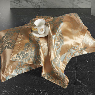 European jacquard pillow core suit a pair of adult pillowcases single 48 x 74cm dormitory ins wholesale
