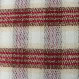 Huatang workshop 20% wool 600g multi-color plaid tweed fabric autumn and winter skirt coat for fashion