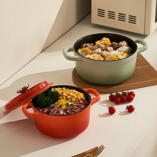 Ceramic Casserole Stew Pot Soup High Temperature Resistant Stew Pot Stone Pot Soup Pot Household Gas Stove Special for Cooking Rice