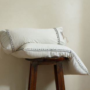 New cotton and linen tartary buckwheat pillow first class wind to Daliangshan buckwheat pillow dual-purpose pillow neck pillow