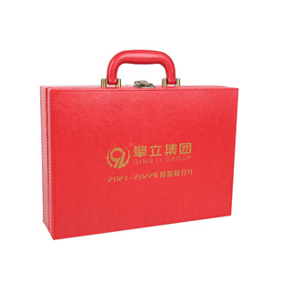 PU leather delivery tools gift box household tools leather case building key delivery box portable box in stock