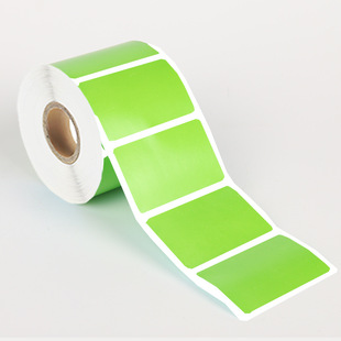 Color coated paper adhesive barcode label paper 100 80 90 70 60 50 carbon tape printing factory wholesale